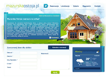 Tablet Screenshot of mazurskaostoja.pl
